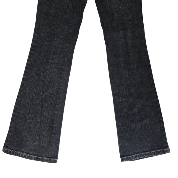 Old Navy Girls Mid-Rise  Boot Cut  Black Jeans Size 12 Adjustable Waist Zip - Picture 6 of 9